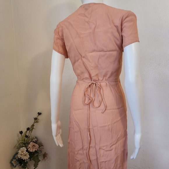 Miss Selfridge Embroidered Wrap Dress - Picture 7 of 8